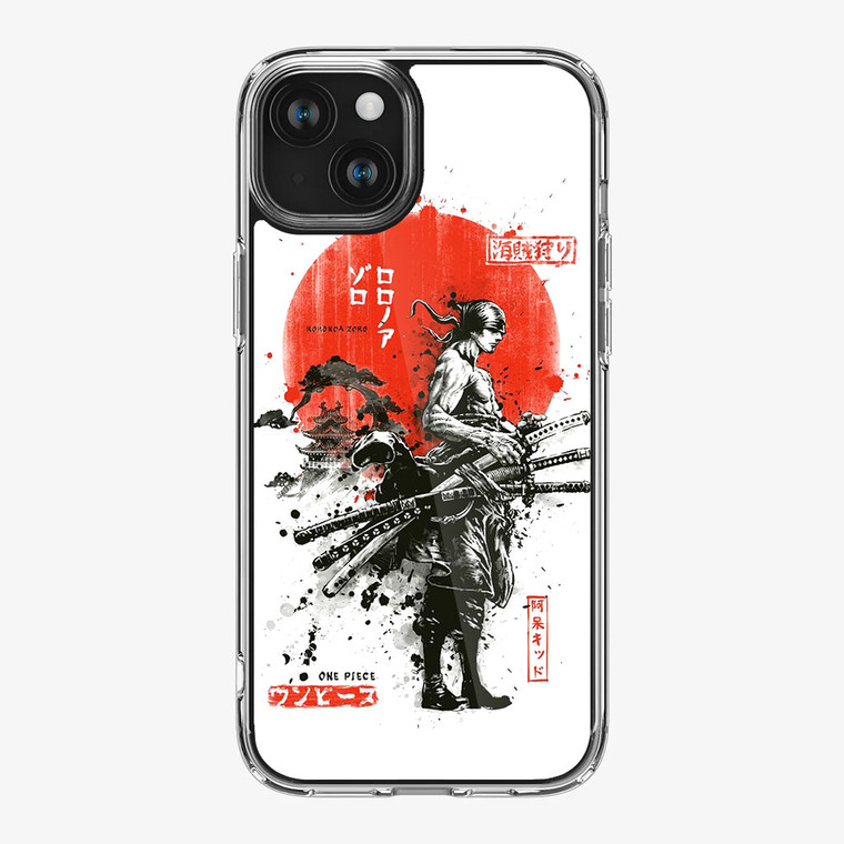 One Piece Zoro Samsurai iPhone 15 Plus Case