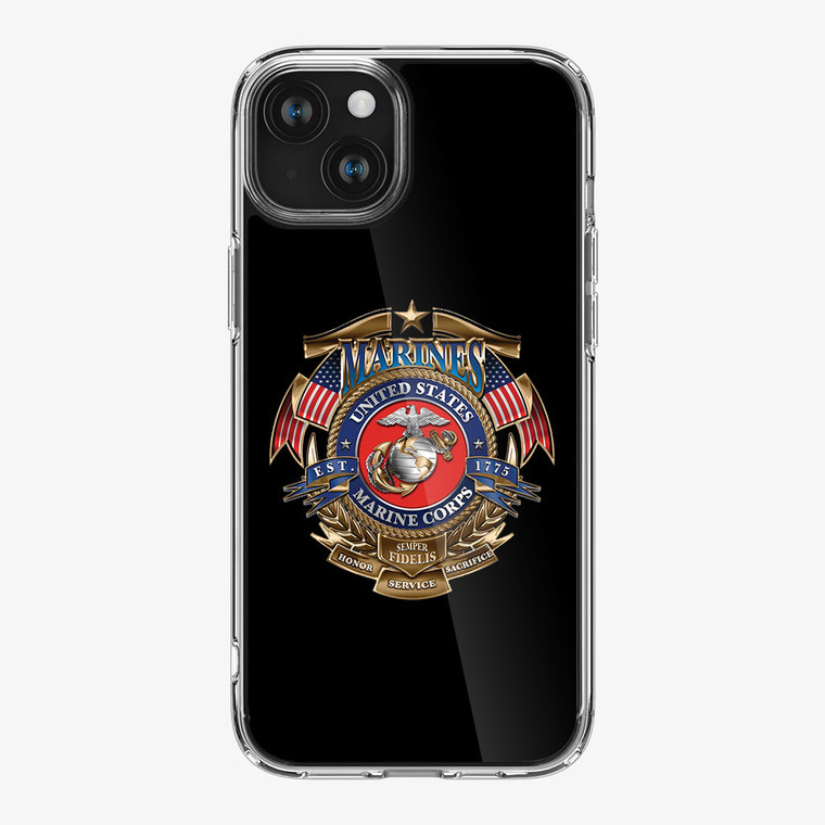 United State Marine Corps iPhone 15 Plus Case