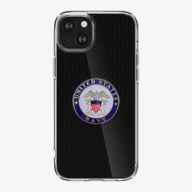 United State Navy Emblem iPhone 15 Plus Case