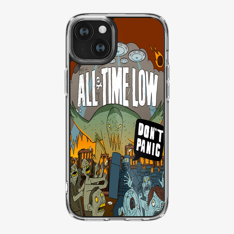 All Time Low Don't Panic iPhone 15 Case