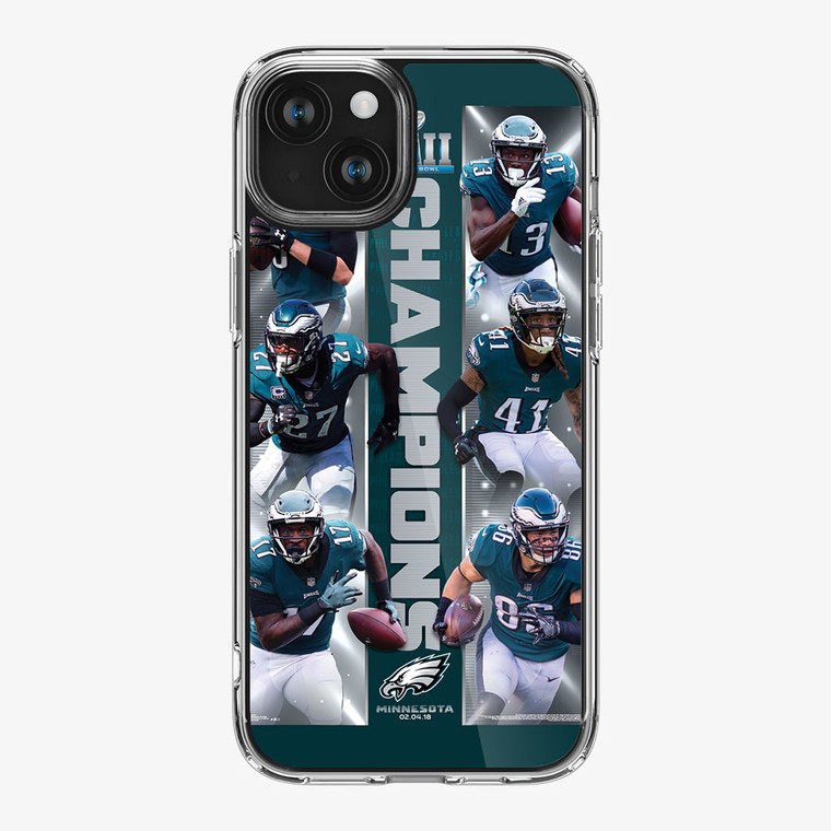 Philadelphia Eagles Super Bowl iPhone 15 Case