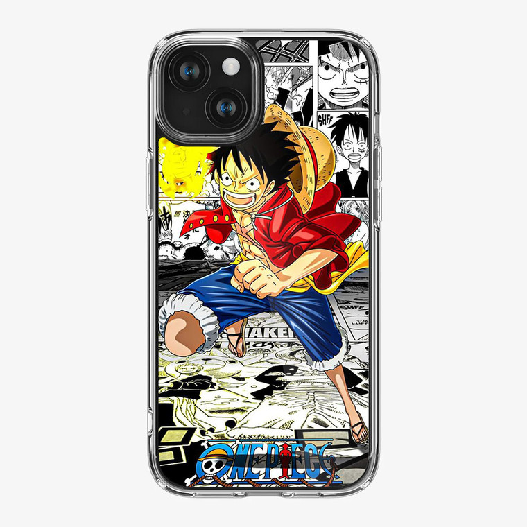 One Piece Luffy Comic iPhone 15 Case