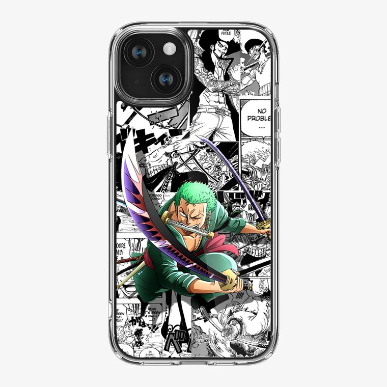 One Piece Roronoa Zoro  Sanzen Daisen Sekai iPhone 15 Case