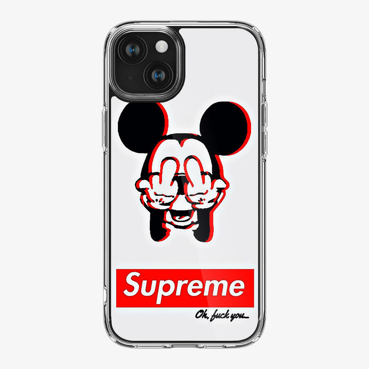 Mickey Mouse Dope Supreme iPhone 15 Case