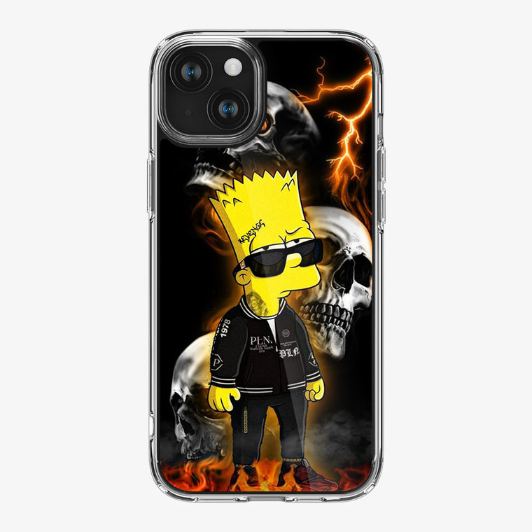 Bart Death Metal Style iPhone 15 Case