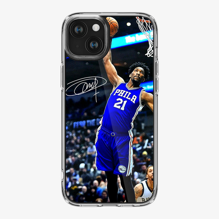 Joel Embiid Dunk iPhone 15 Case