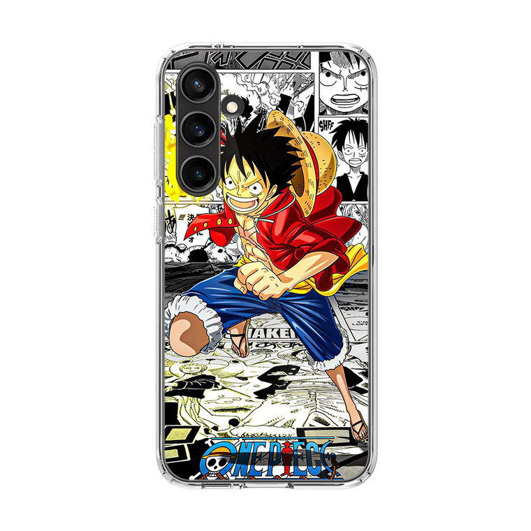 One Piece Luffy Comic Samsung Galaxy S23 FE Case