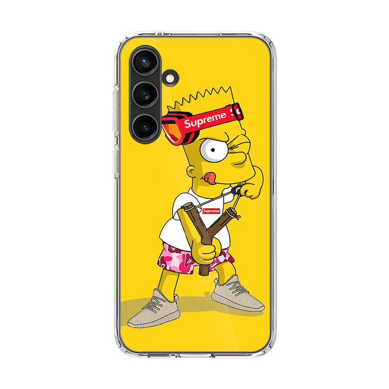 Explore Bart Simpson Supreme Samsung Galaxy S23 FE Case