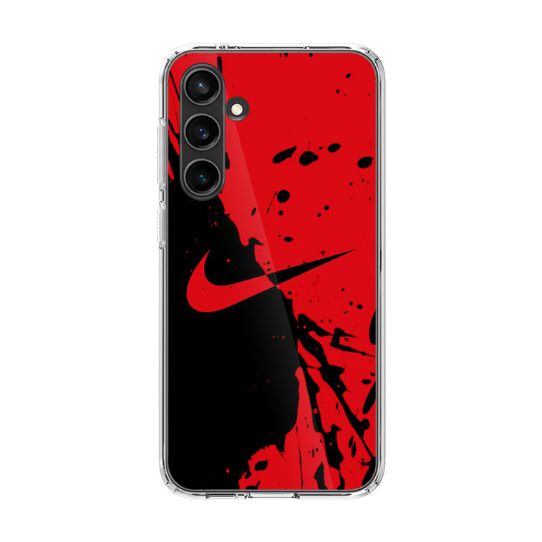 Nike Red and Black Samsung Galaxy S23 FE Case