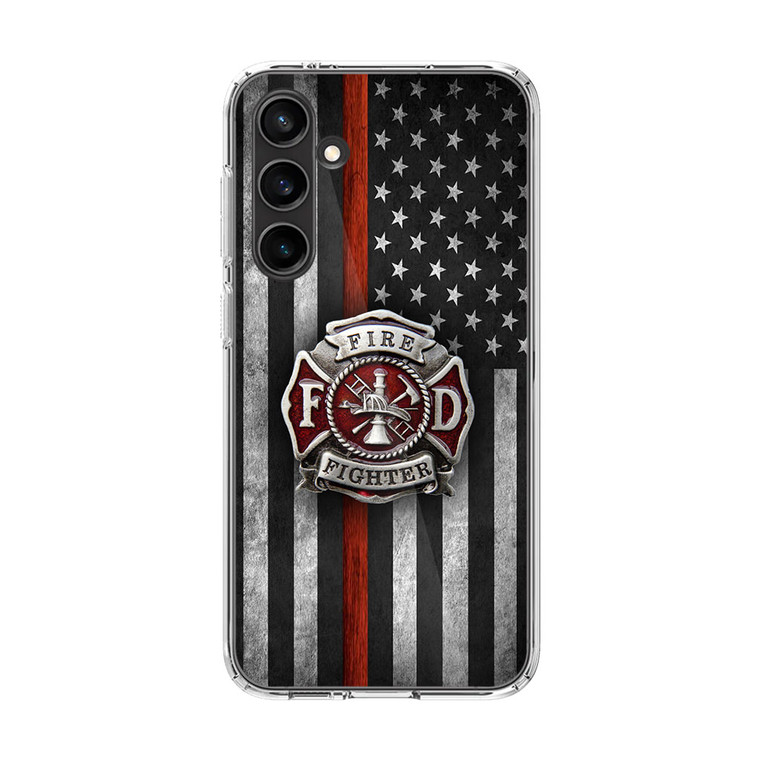 Fire Fighter Fire Rescue Department Samsung Galaxy S23 FE Case