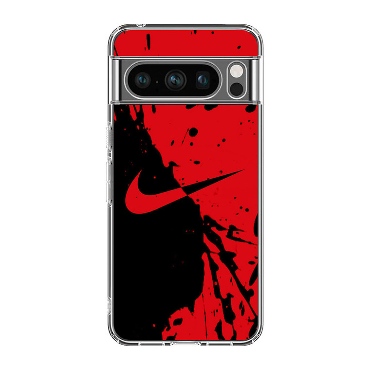 Nike Red and Black Google Pixel 8 Pro Case