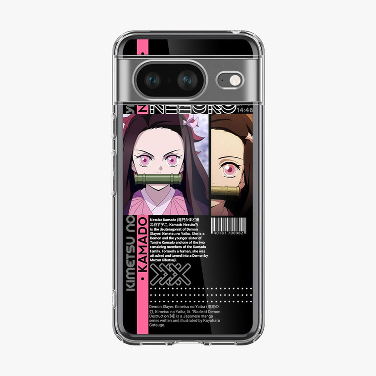 Nezuko Kamado Kimetsu no Yaiba Google Pixel 8 Case