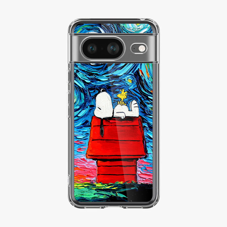 Snoopy Starry Night Van Gogh Google Pixel 8 Case