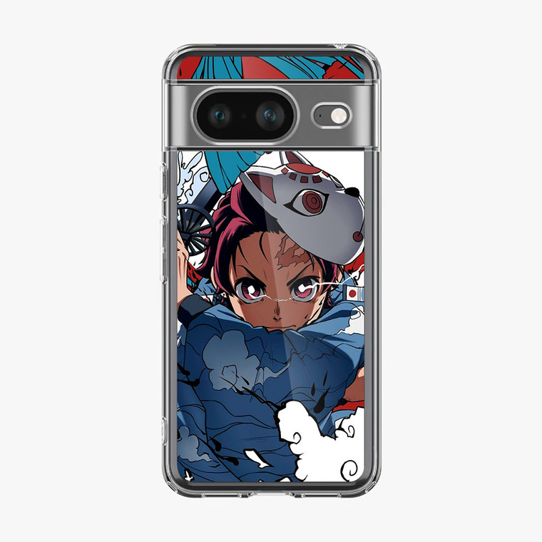 Tanjro Demon Slayer Fox Mask Google Pixel 8 Case