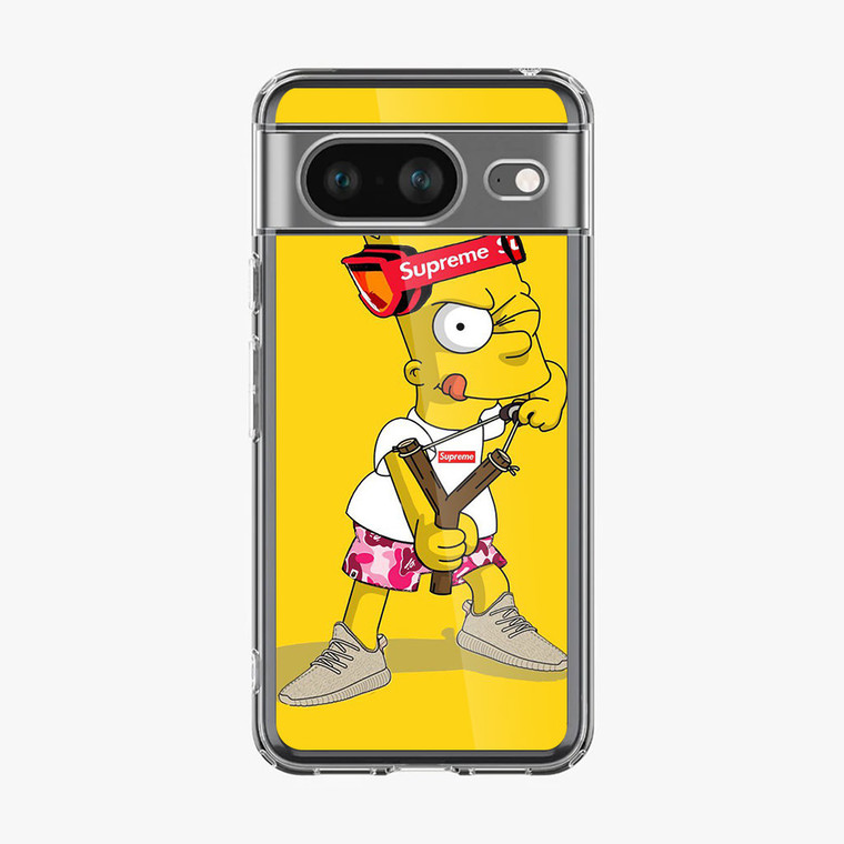Explore Bart Simpson Supreme Google Pixel 8 Case