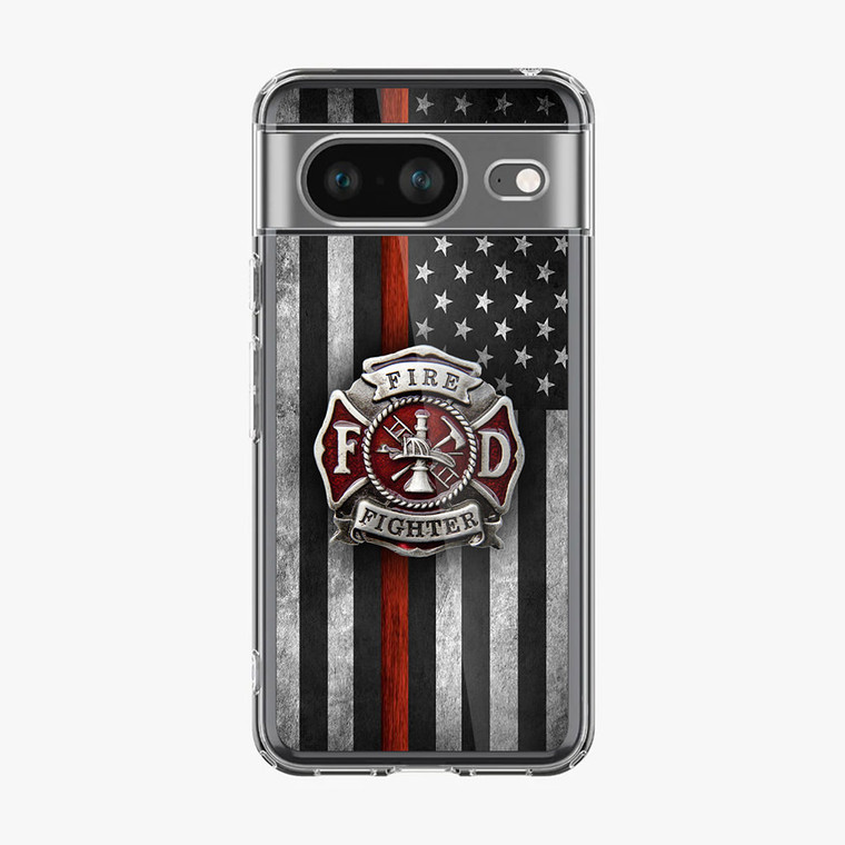 Fire Fighter Fire Rescue Department Google Pixel 8 Case