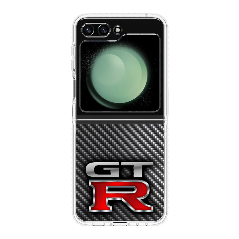 Nissan GTR Carbon Logo Samsung Galaxy Z Flip 5 Case