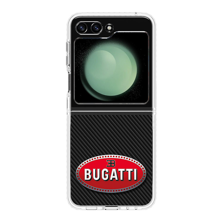 Bugatti Red Logo Samsung Galaxy Z Flip 5 Case