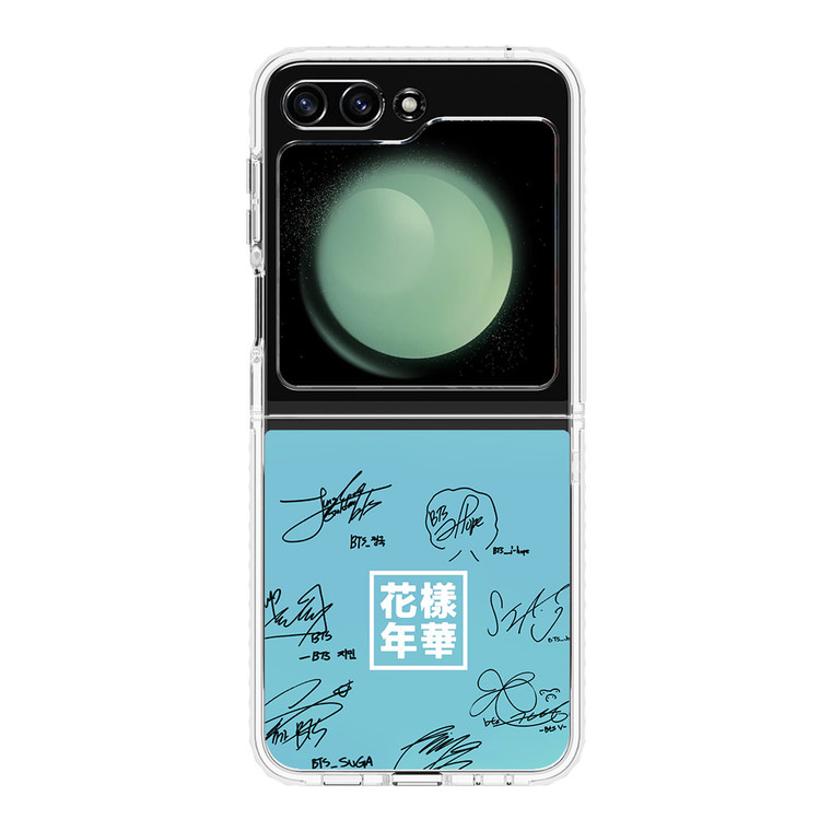 BTS Signature1 Samsung Galaxy Z Flip 5 Case