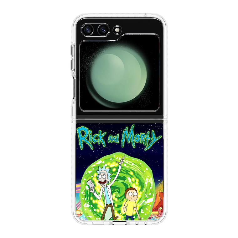 Rick and Morty Poster Samsung Galaxy Z Flip 5 Case