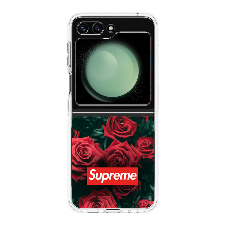 Supreme Roses Samsung Galaxy Z Flip 5 Case