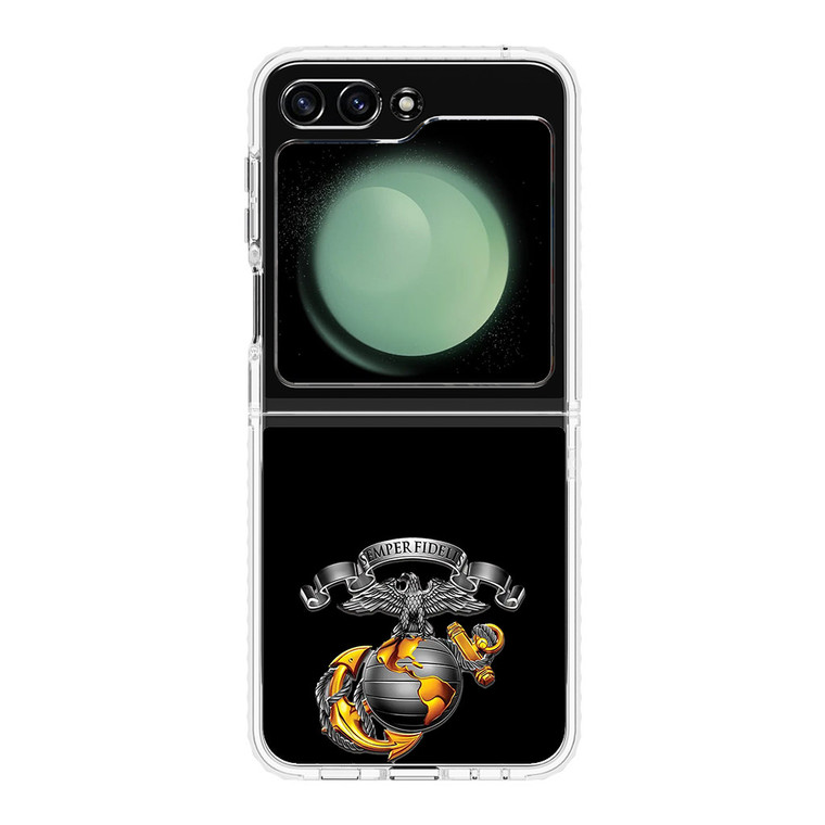 Military USMC Semper Fidelis Samsung Galaxy Z Flip 5 Case