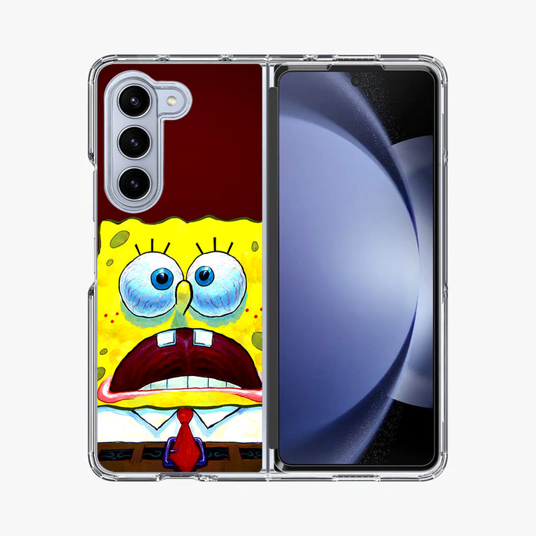 Spongebob Haaaaa Samsung Galaxy Z Fold 5 Case
