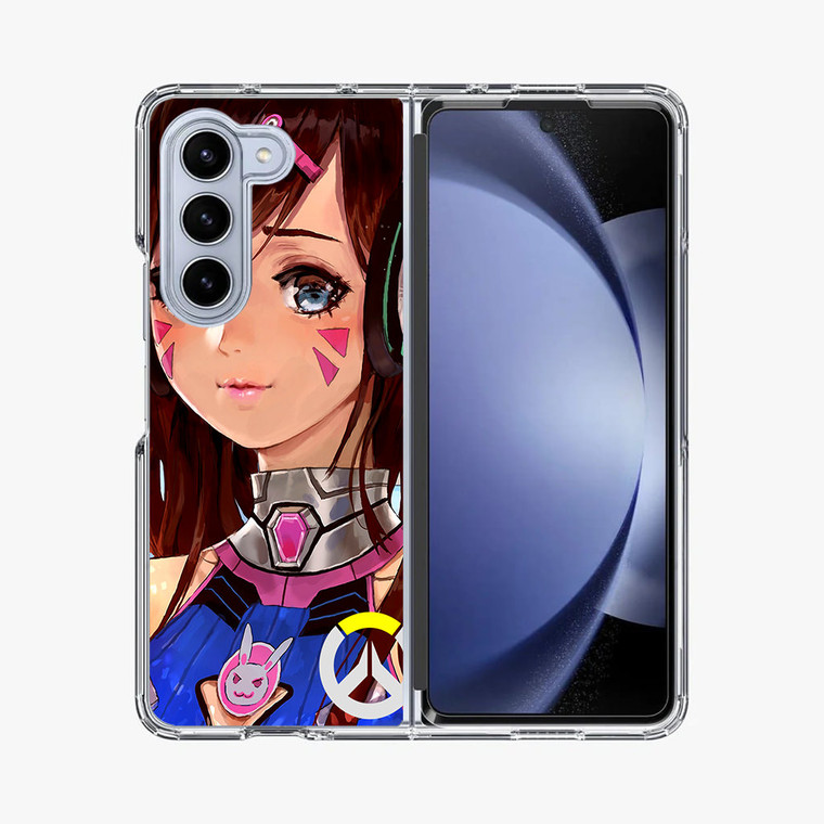 Dva Overwatch Painting Samsung Galaxy Z Fold 5 Case