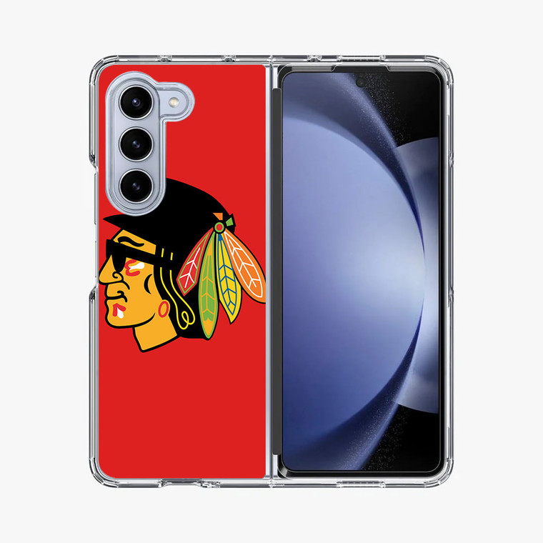 Chicago Blackhawks Blues Brothers Samsung Galaxy Z Fold 5 Case