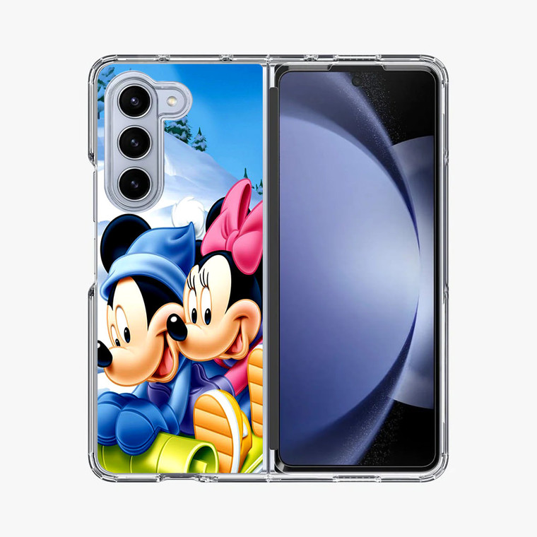 Mickey Mouse and Minnie Mouse Samsung Galaxy Z Fold 5 Case