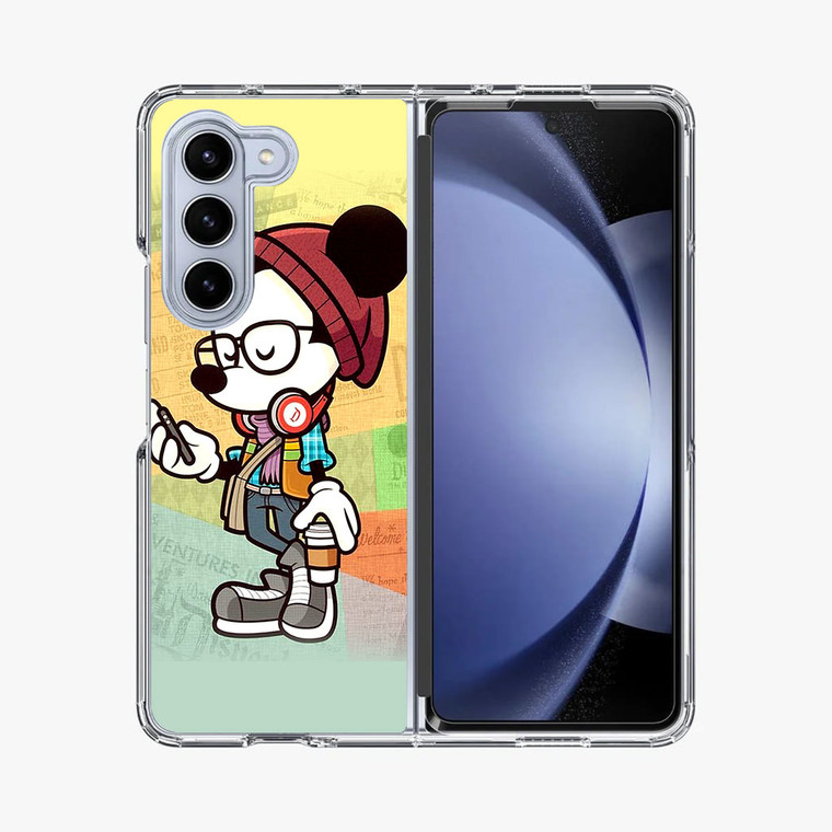 Hipster Mickey Mouse Samsung Galaxy Z Fold 5 Case
