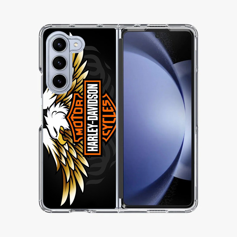Harley Davidson Eagle Logo Samsung Galaxy Z Fold 5 Case