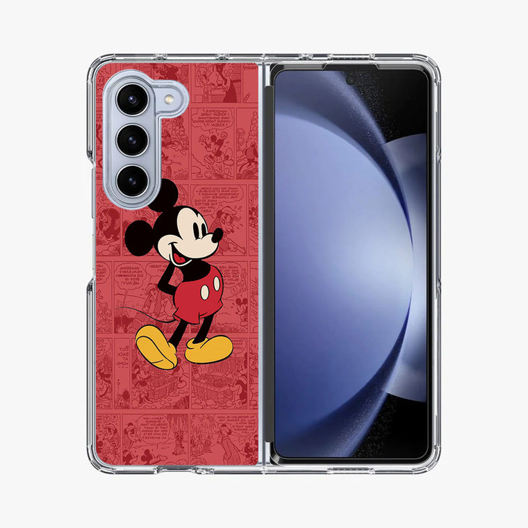 Mickey Mouse Black Samsung Galaxy Z Fold 5 Case