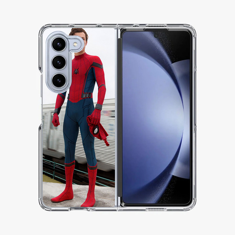 Spiderman Homecoming Tom Holland Samsung Galaxy Z Fold 5 Case