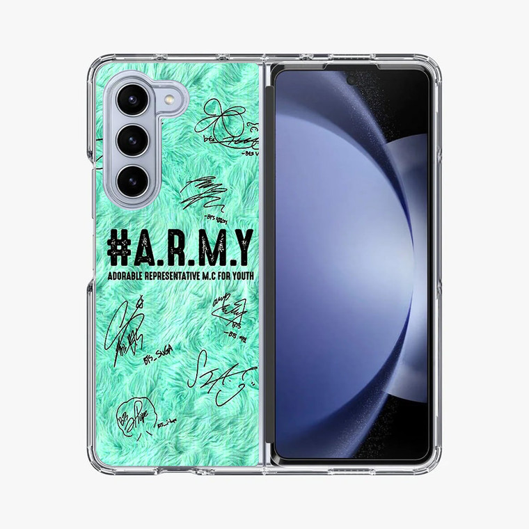 BTS Army Signature Samsung Galaxy Z Fold 5 Case