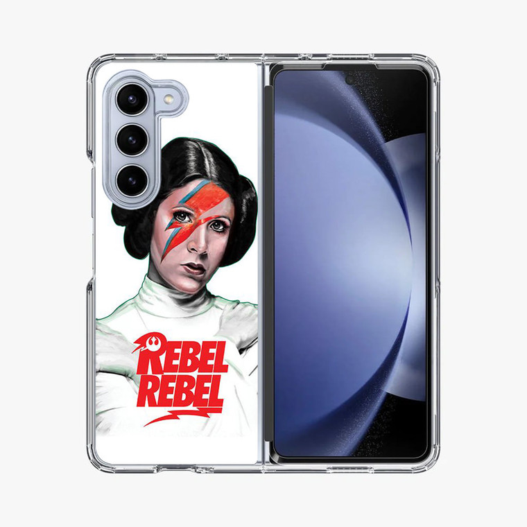 Rebel Rebel Princess Leia Samsung Galaxy Z Fold 5 Case