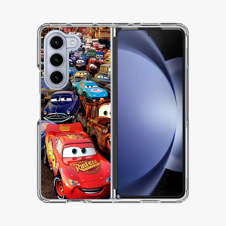 Lightning McQueen Disney Cars Samsung Galaxy Z Fold 5 Case