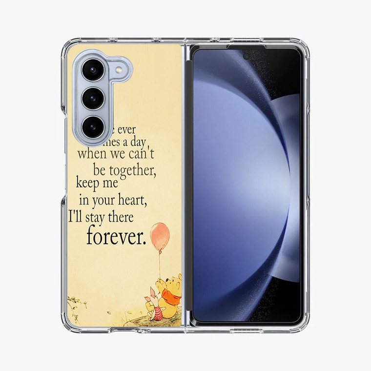 Winnie The Pooh Quotes Samsung Galaxy Z Fold 5 Case