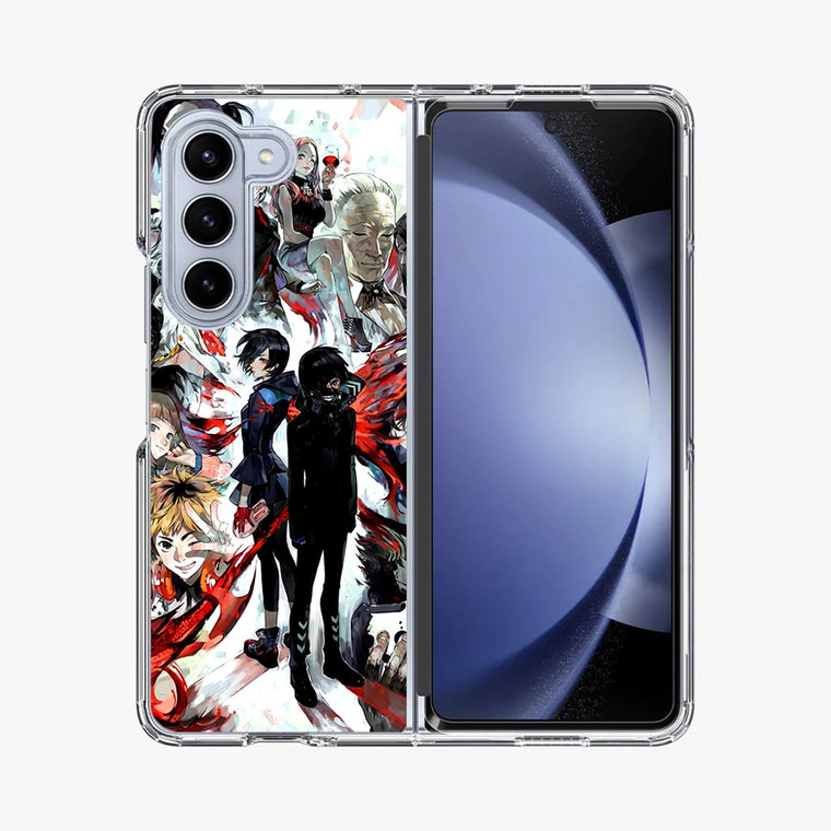 Tokyo Ghoul Water Paint Samsung Galaxy Z Fold 5 Case