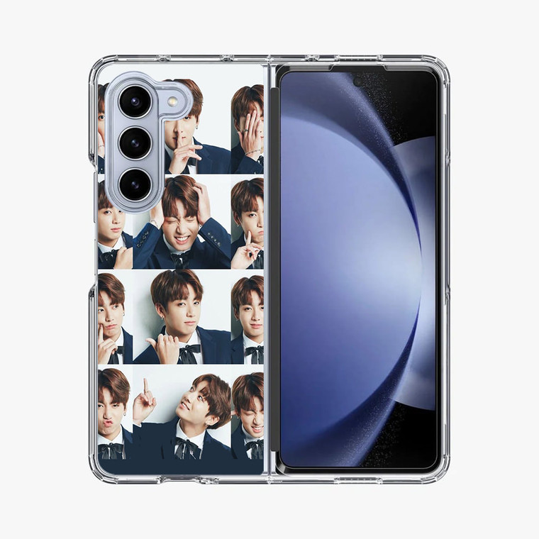 Jungkook Collage Samsung Galaxy Z Fold 5 Case