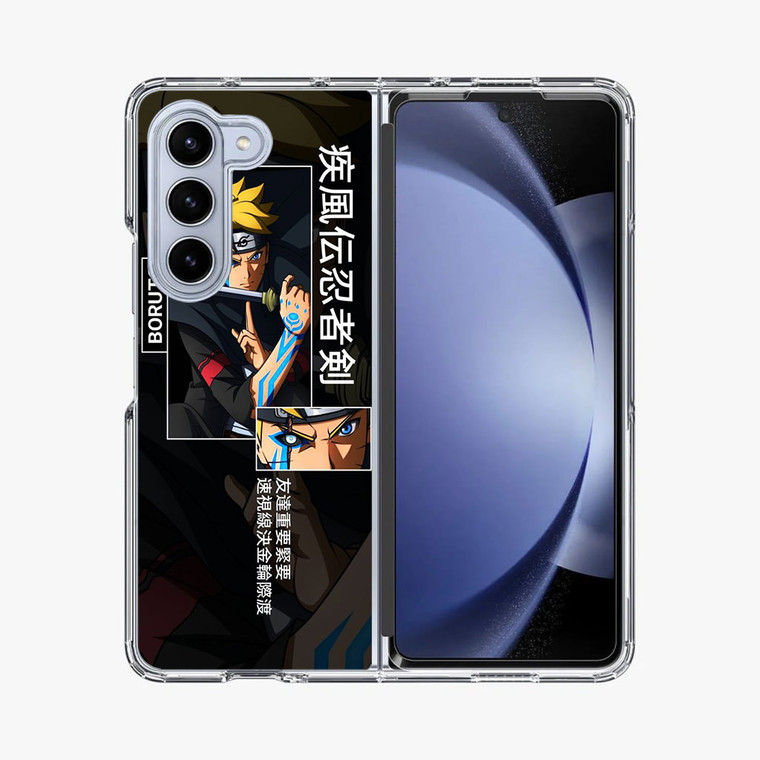 Boruto Uzumaki Anime Samsung Galaxy Z Fold 5 Case