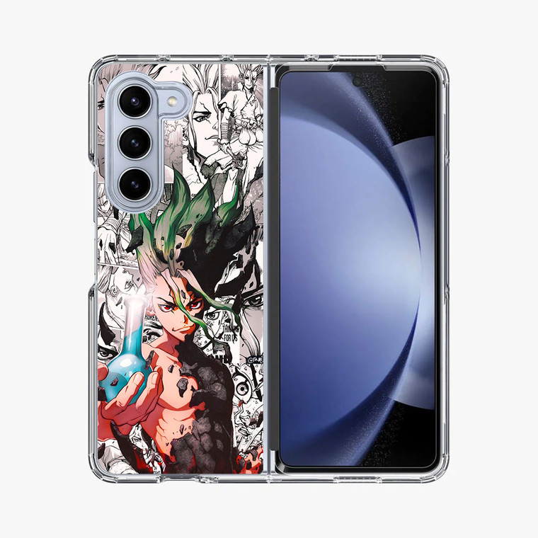 Dr Stone Anime Samsung Galaxy Z Fold 5 Case