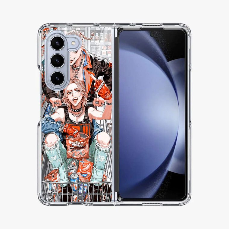 Draken and Mikey Tokyo Revengers Samsung Galaxy Z Fold 5 Case