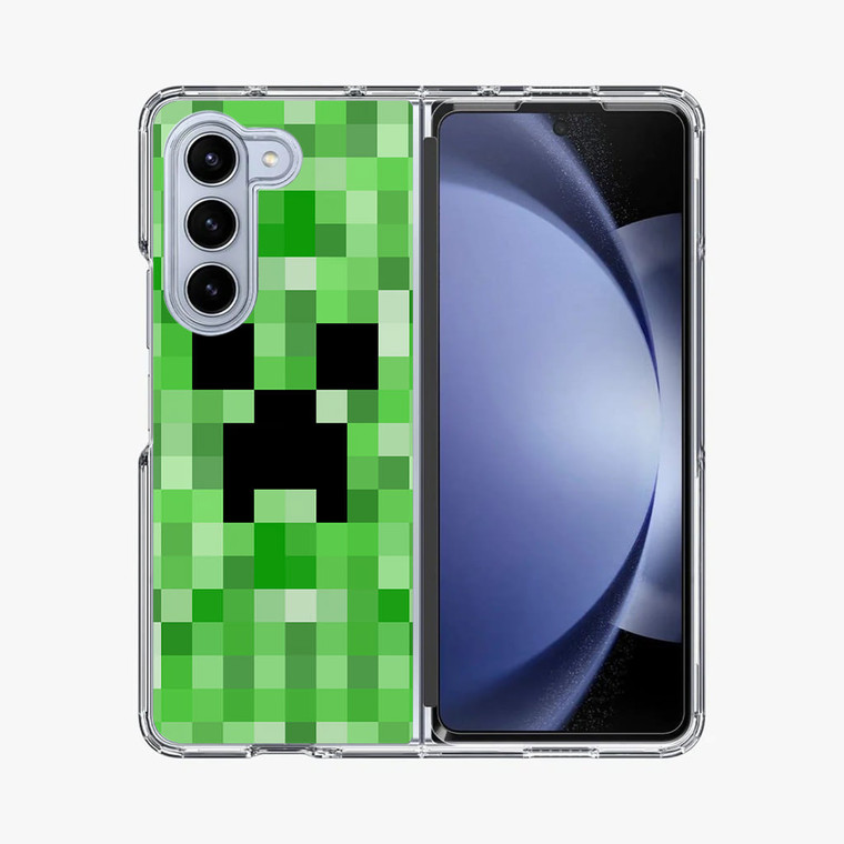 Minecraft Creeper Samsung Galaxy Z Fold 5 Case