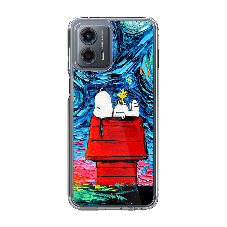 Snoopy Starry Night Van Gogh Motorola Moto G 5G (2023) Case