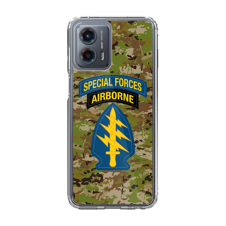 Camouflage Special Forces Airbone Military Motorola Moto G 5G (2023) Case