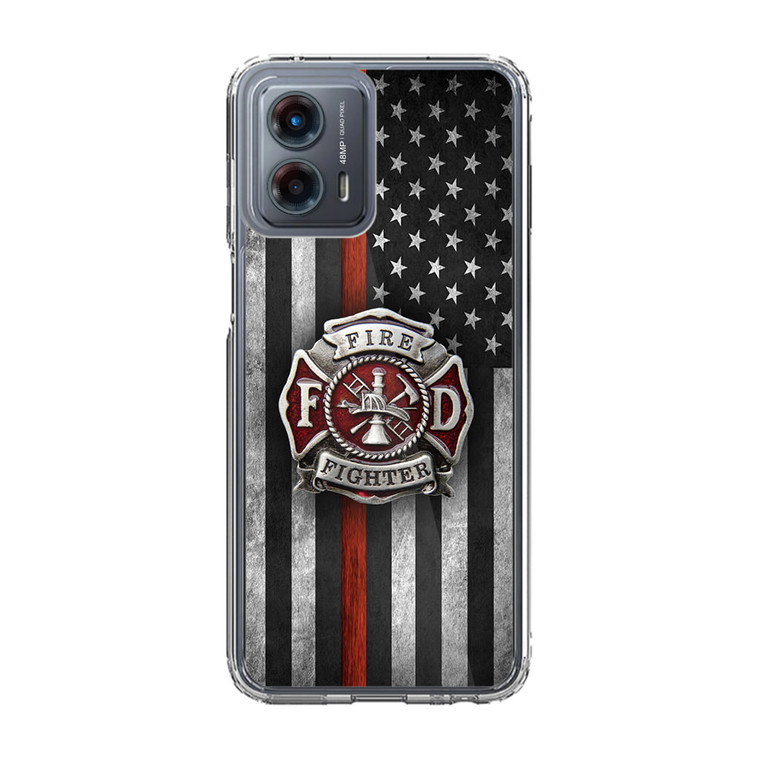 Fire Fighter Fire Rescue Department Motorola Moto G 5G (2023) Case