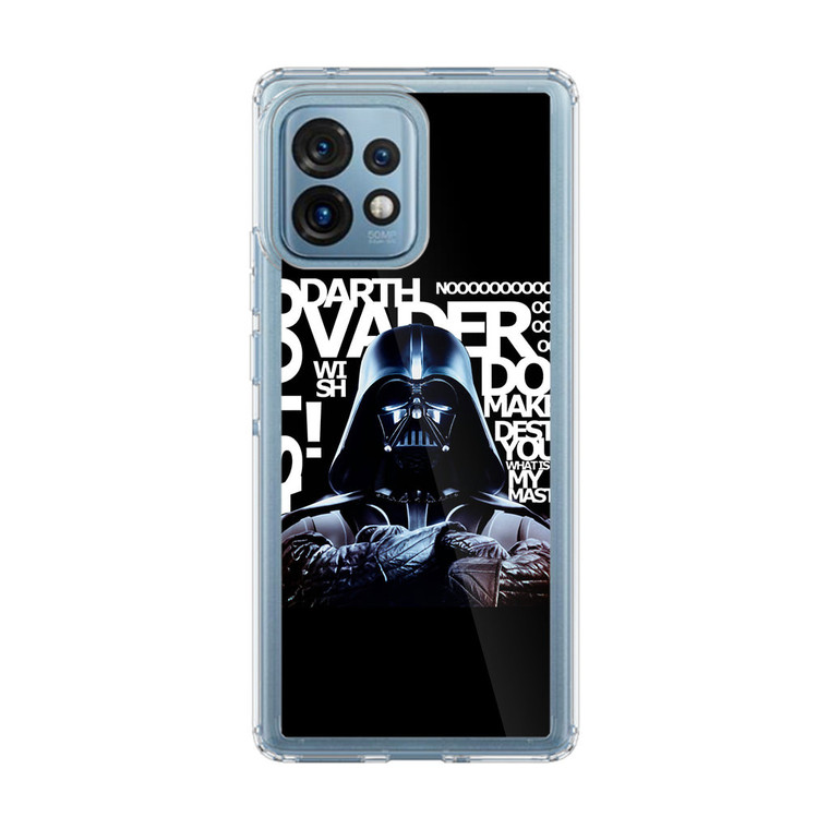 Star Wars Darth Vader Quotes Motorola Edge Plus (2023) Case