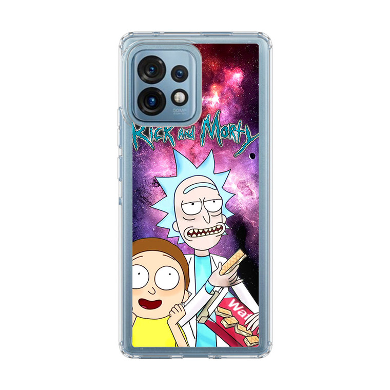 Rick and Morty Nebula Space Motorola Edge Plus (2023) Case