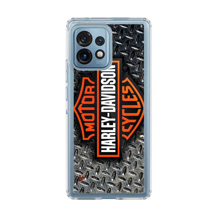 Harley Davidson Logo Diamond Plate Motorola Edge Plus (2023) Case